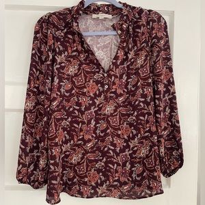 LOFT purple blouse
